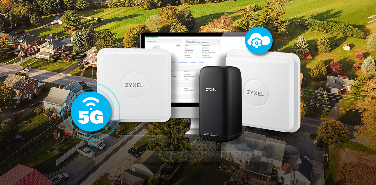 Zyxel offers a range of outdoor LTE CPE that operate on CBRS or licensed frequency bands